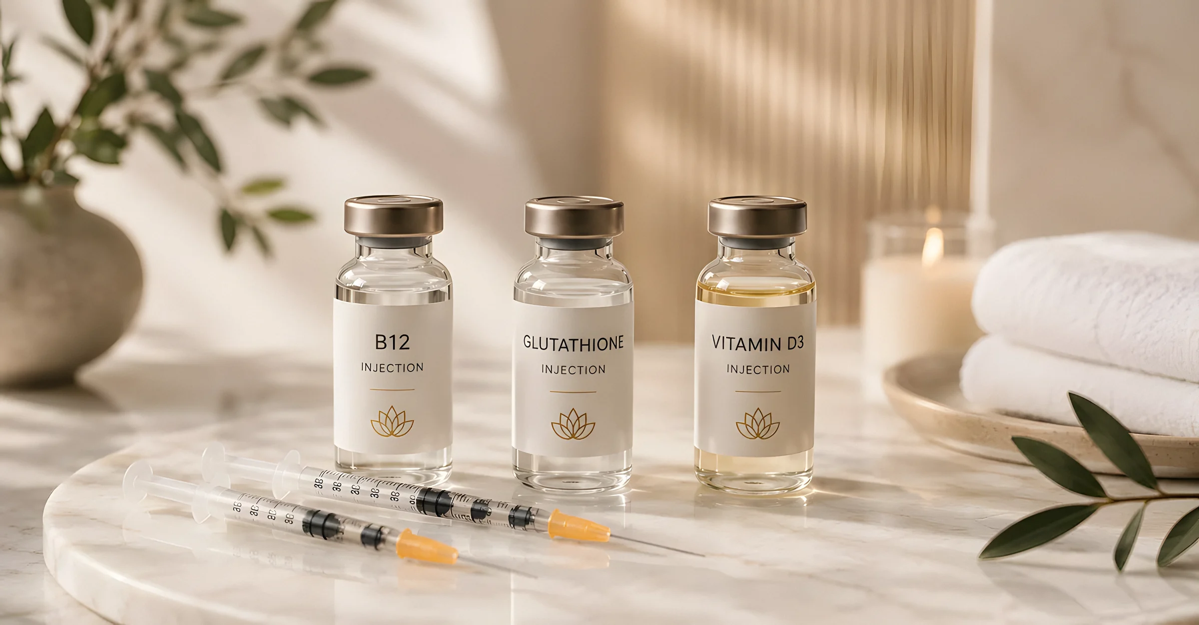 Luxe Retreat vitamin and antioxidant treatment vials